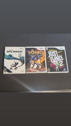 Nintendo Wii Games Bundle – Lot of 3