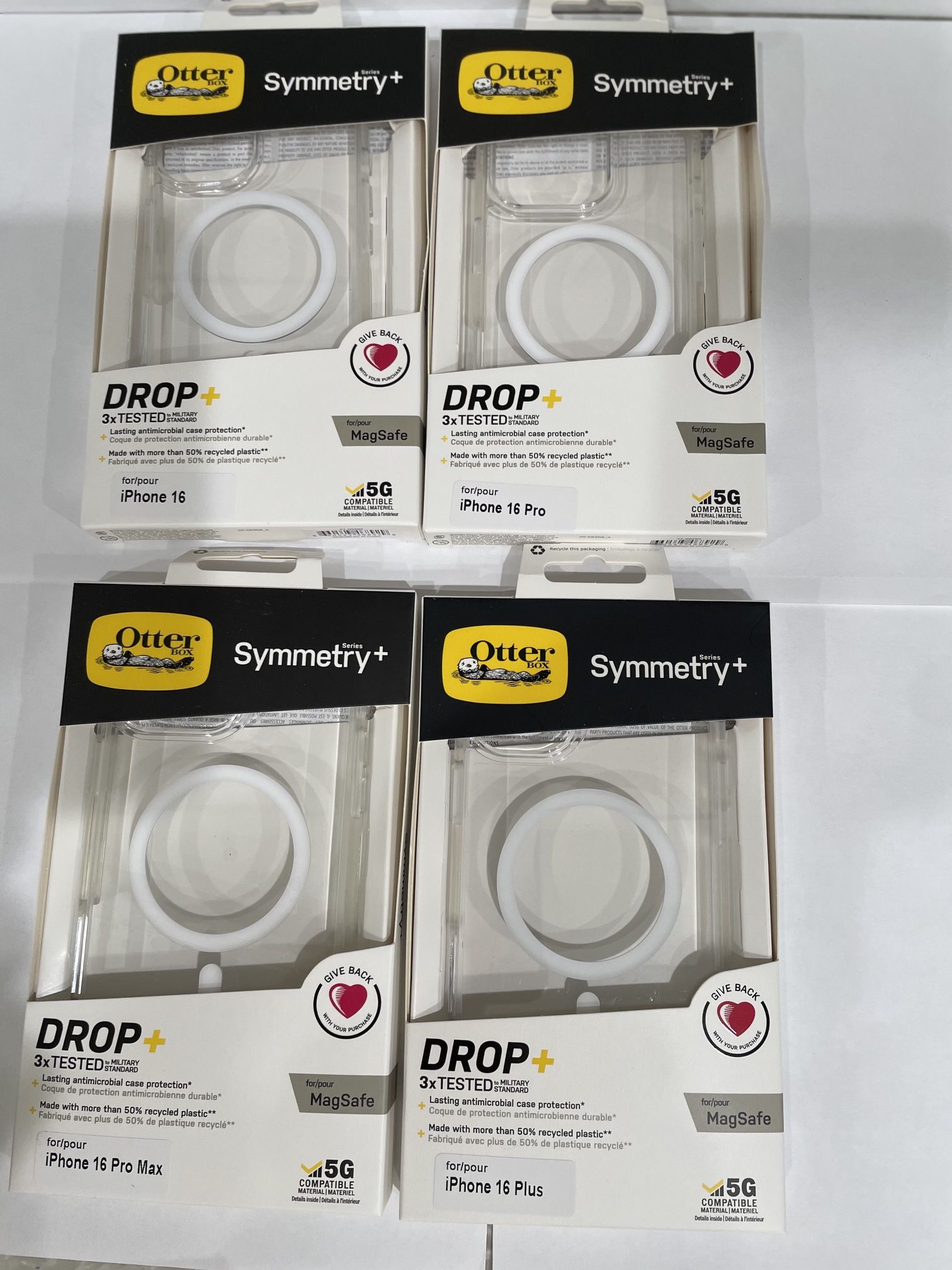 Otterbox Symmetry Clear MagSafe Slim Phone Case For iPhone 16 Pro ,16 Plus ,iPhone 16