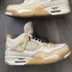Jordan 4 Off White Sail