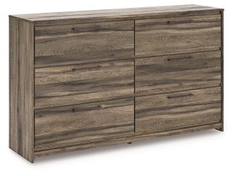 Elbrim Brown Six Drawer Dresser