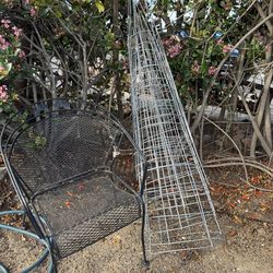 FREE Tomato Cages & Iron Chair