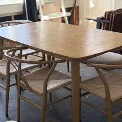 Dining Table Set - With Chair And Bench