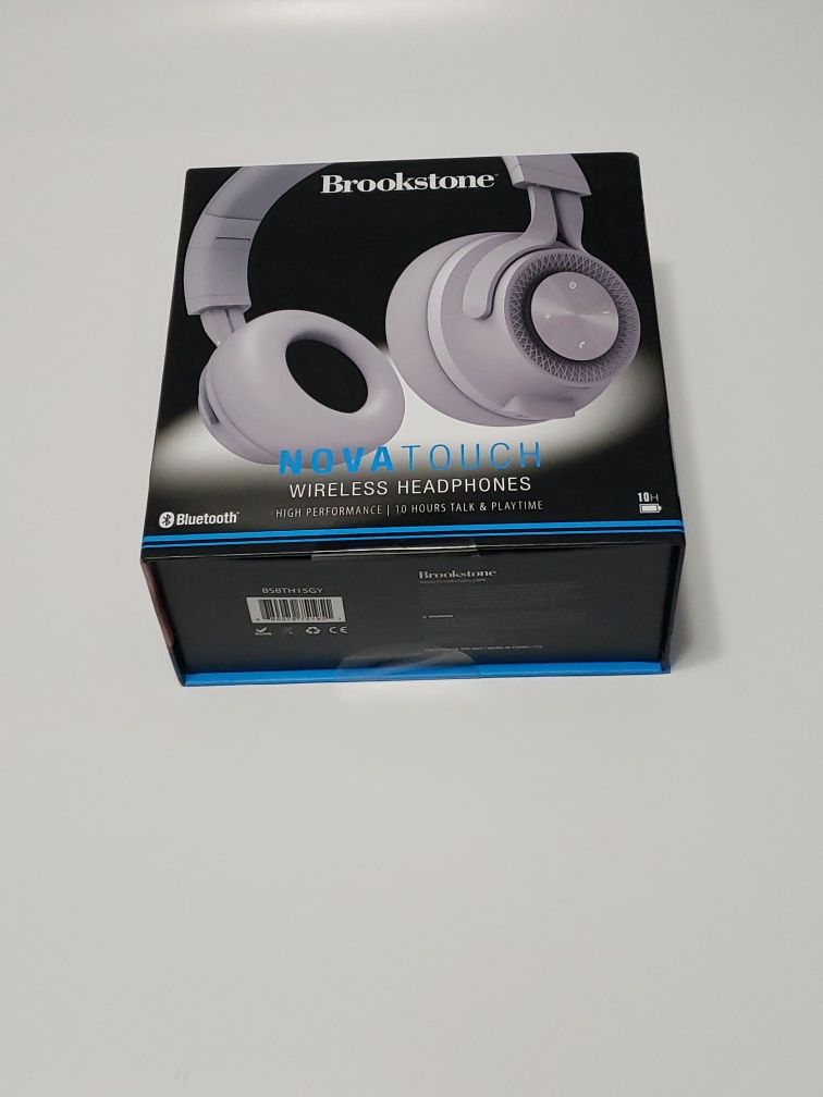 Brookstone Nova Touch Wireless Headphones. Condition is New