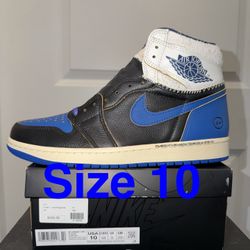 Jordan 1 Union Fragment Size 10 Sport Royal New