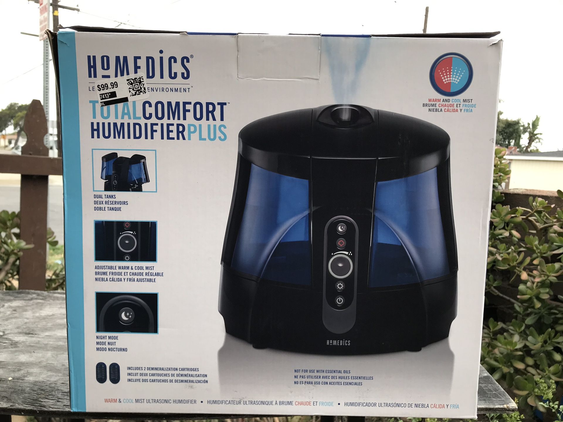 Homedics Total Comfort Humidifier Plus