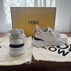 Size 7.5 (37.5)Fendi Flow Zip Trainer Luxury Sneakers Women’s Shoes