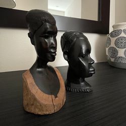 Sculpture Black African Bust. 