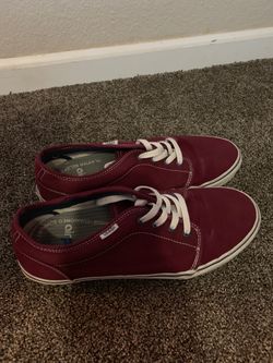 Red vans size 11