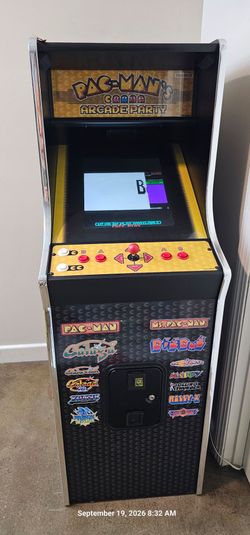 Pac-Man's Arcade Party Upright Cabinet by Namco