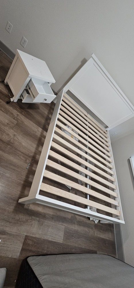 Bed Frame And Night Stand