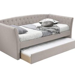 Day Bed w/ Slats + Trundle - Twin