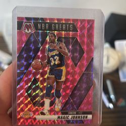 NBA greats Magic Johnson Basketball Card