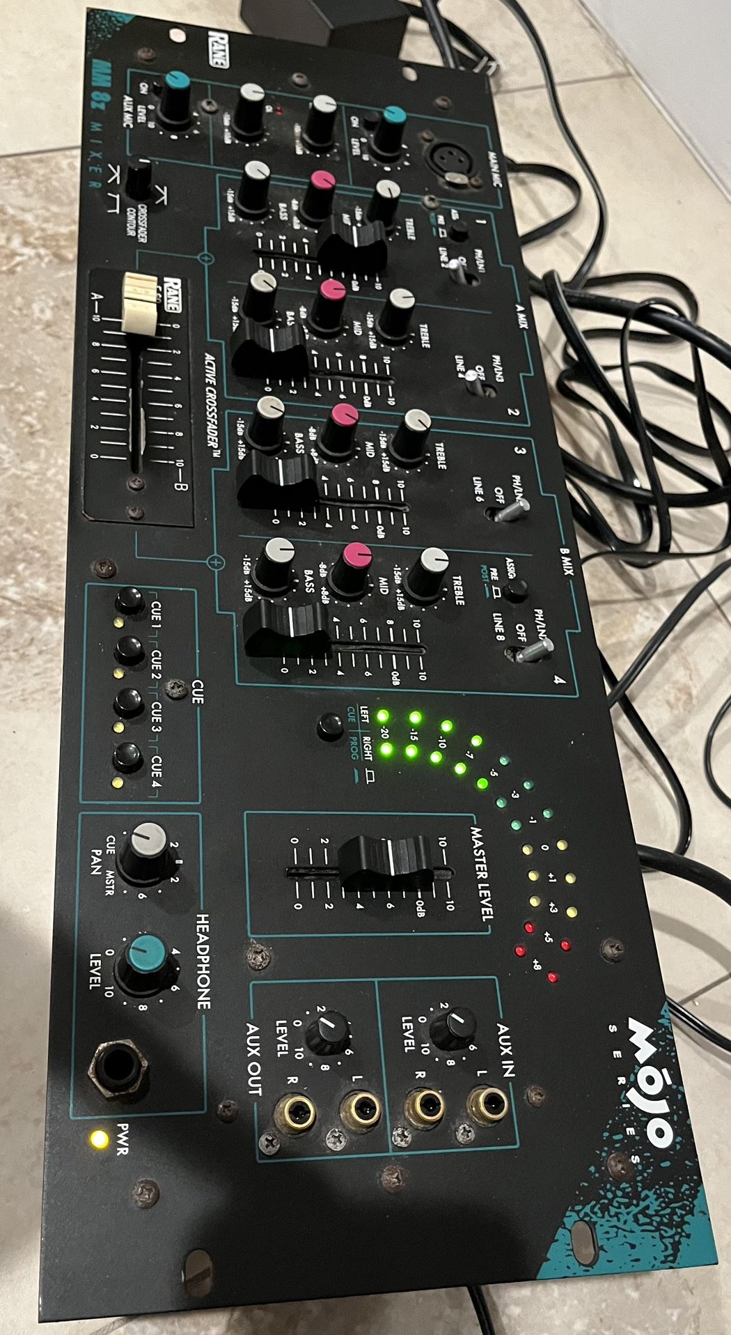 1990’s Rane Mojo 4-Channel 19” Rack Mount Mixer