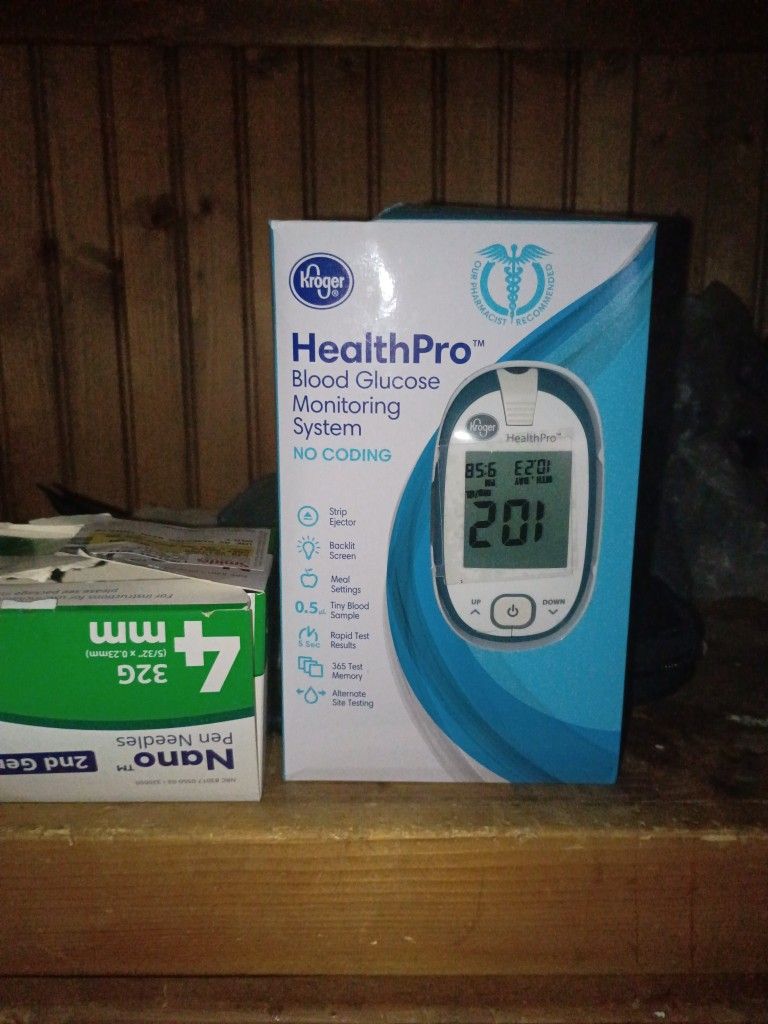 New Never Used Kroger health Pro Blood Glucose Monitor