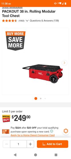 Rolling Packout Chest $180 New