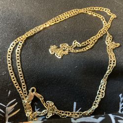 Gold Over Sterling Silver 26” Chain