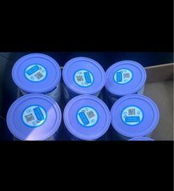Purple baby cans