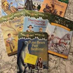 7 Magic Tree House Books