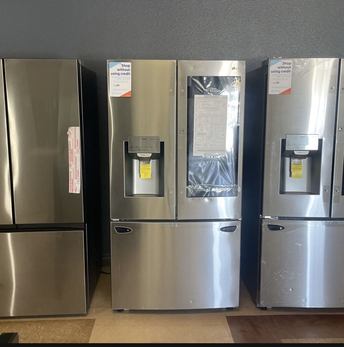 L G Insta View Stainless Steel Refrigerator Door In Door 28 Cubic Ft.‼️