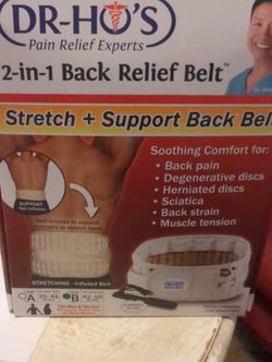 Dr Ho's 2 In 1 Back Relief Belt