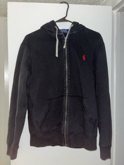 Polo Ralph Lauren Black Zip-Up Hoodie