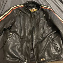 Harley Davidson Racing Leather Jacket 3xl