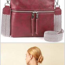 Genuine Leather tassel charm cross body bag (32)