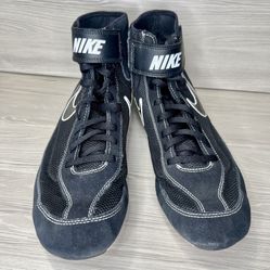 Nike Speedsweep 366683-001 Mens Sz 10.5 Black Athletic Wrestling Shoes Sneakers