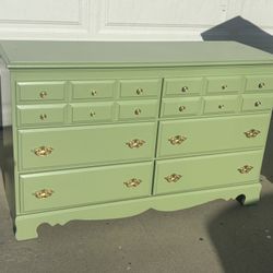 Vintage Long Dresser 49L X 17W X 30H 