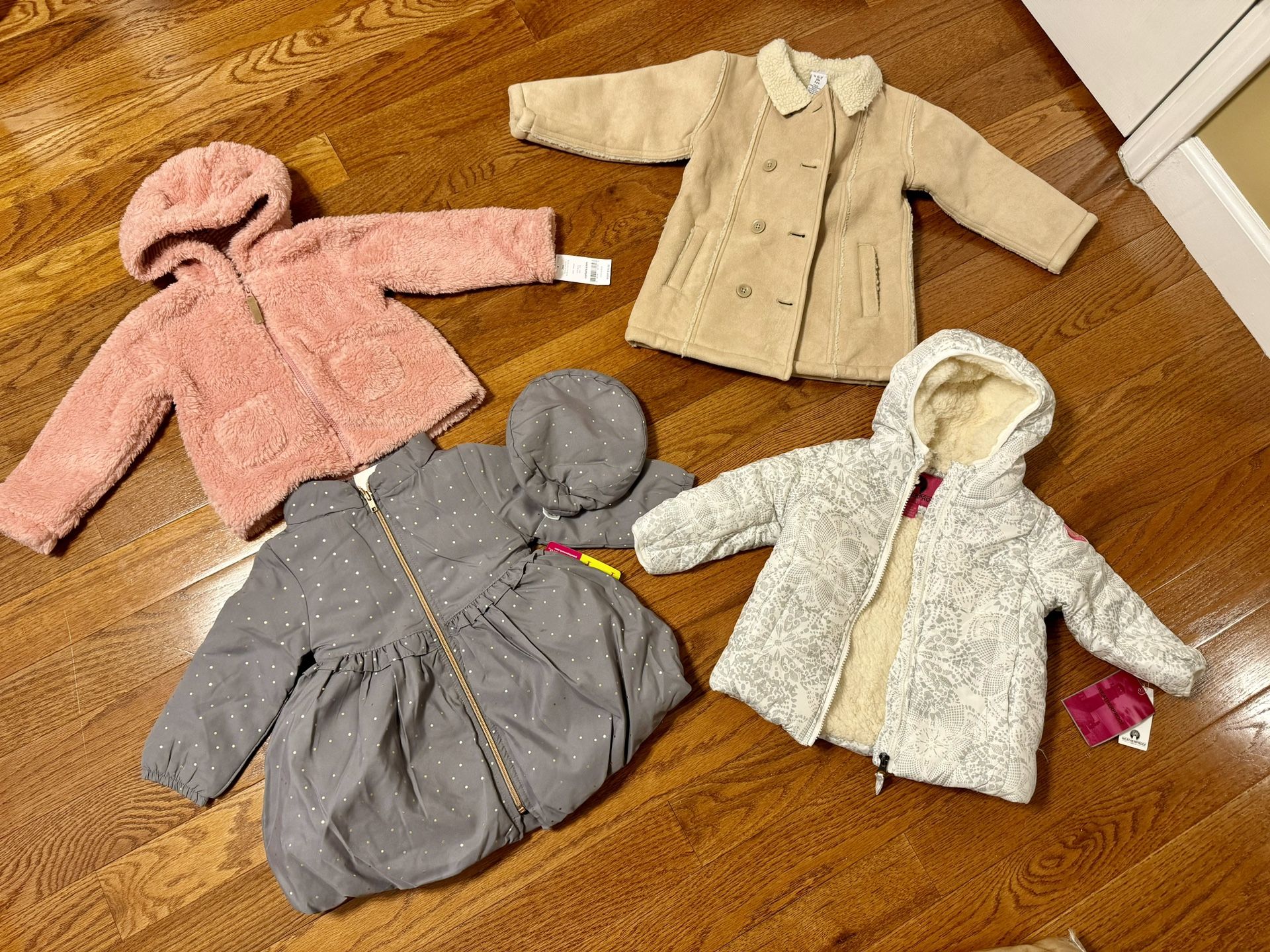 Baby Toddler Girl Clothes Jackets, 18M, 24M, 3T See Details Below: