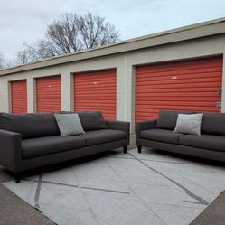 *FREE DELIVERY!* MID-CENTURY MODERN SOFA AND LOVESEAT SET *Made in the USA!*