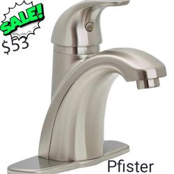 Pfister

Parisa 4 in. Centerset Single-Handle Bathroom Faucet in Brushed Nickel

