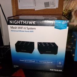 NETGEAR NIGHTHAWK WIRELESS ROUTER &(RANGE EXTENDERS NEW IN THE BOX 