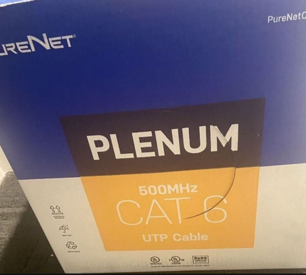 Plenum CAT 6 Electrical Cable