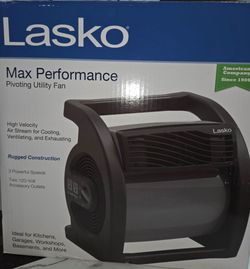 Lasko Max Performance Pivoting Utility Fan