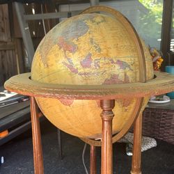 Antique Heirloom Globe 16” 