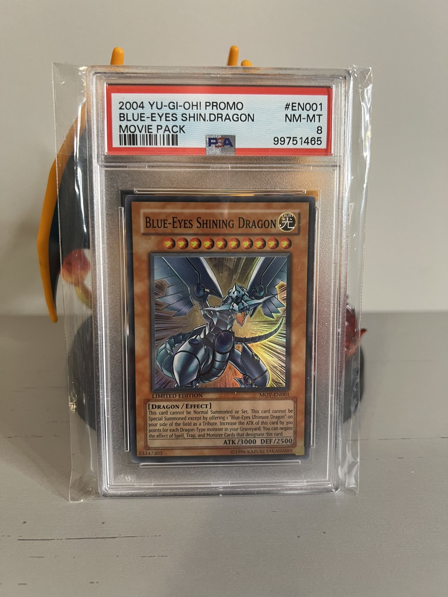 Yu-Gi-Oh TCG Blue-Eyes Shining Dragon Limited Edition PSA 8