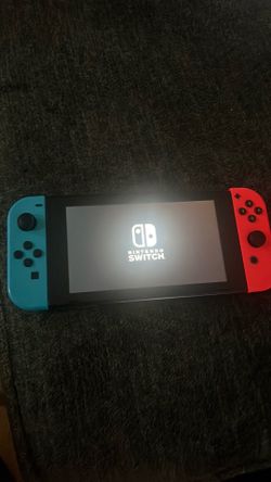 Nintendo Switch Console Handheld console red blue switch 1