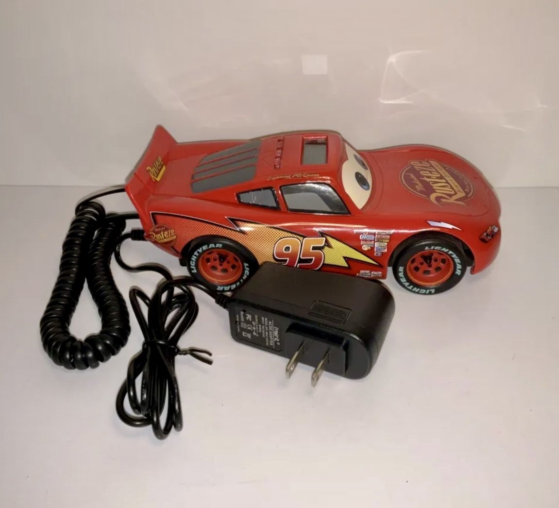 Cars Phone "Lightning McQueen" Two Piece Talking Animated Phone Works!