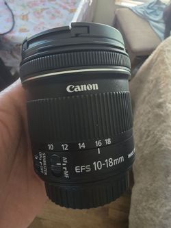 Canon lense 10-18mm