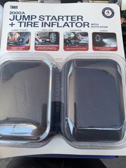 Tinkr 2000A Jump Starter + Tire Inflator