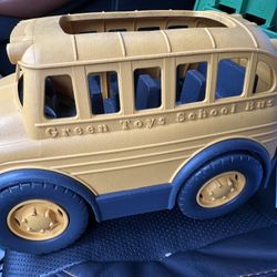 Green Toys truck and school Bus