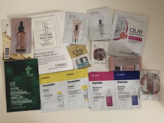 Random Samples - Clinique, dr Jart, the body shop, Josie Marian, Olay