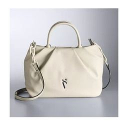 Great Deal Brand New Vera Wang LOXELY purse, Silver Spirit Cream color NOT BLACK AS PICTURED ONLY CREAM.