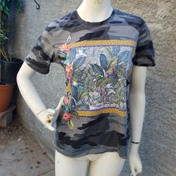 Johnny Was  Camo Tee T-shirt 