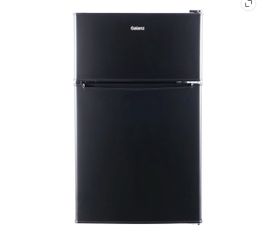 Galanz Black Double Door Mini Fridge