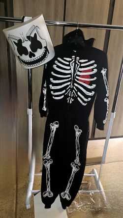 ▪︎▪︎《¤ Marshmellow Skeleton Costume + Light UP Bucket¤》▪︎▪︎