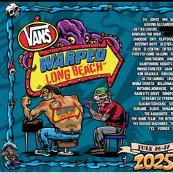 WARDED TOUR LONG BEACH – 2 DAY GA PASSES (x2)