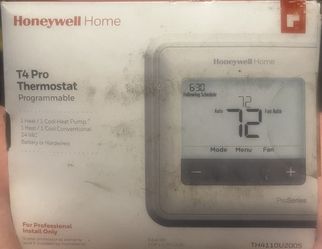 HVAC- Honeywell T4 Pro Thermostat