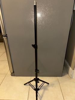 37" Compact Photography Light Stand w/ Flexible Gooseneck Arm 1/4" Thread Mount